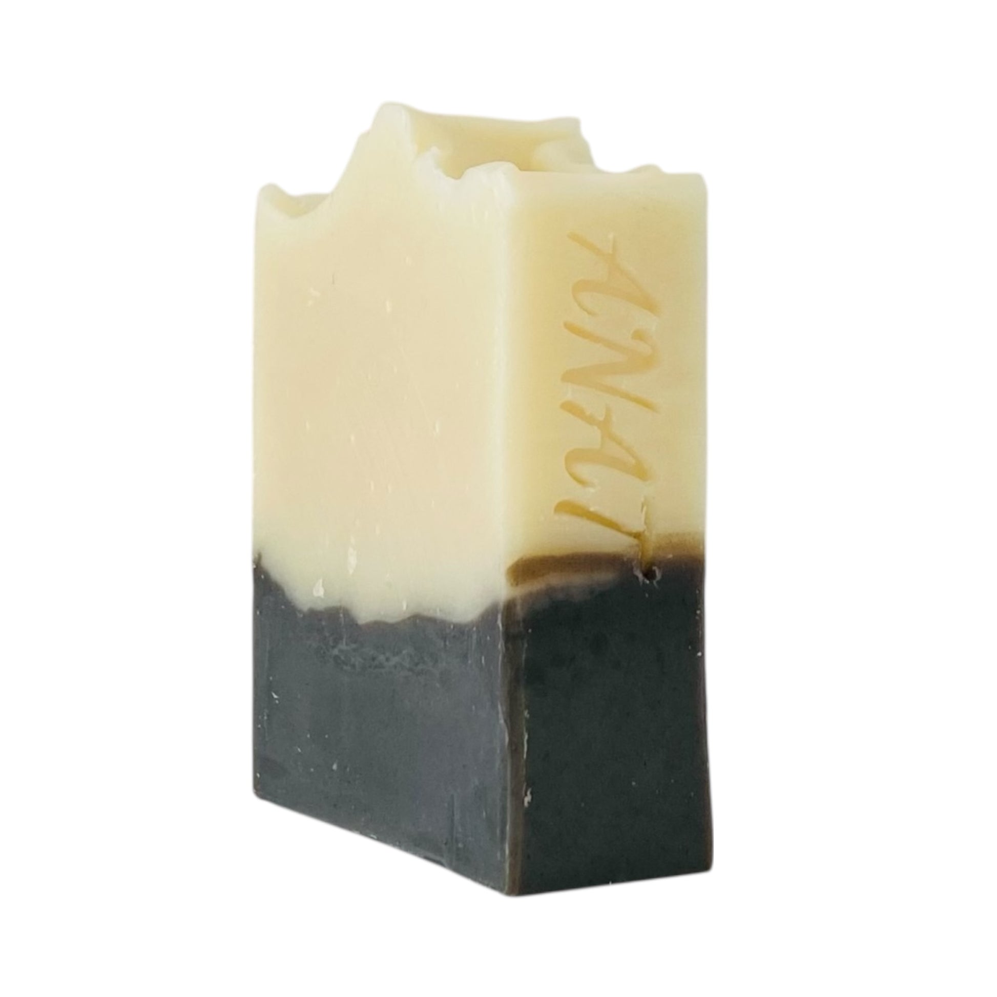 Anat Soap Black & Ivory handmade plant-based soap bar with mango and kokum butter for face and body, fragrance-free and vegan.